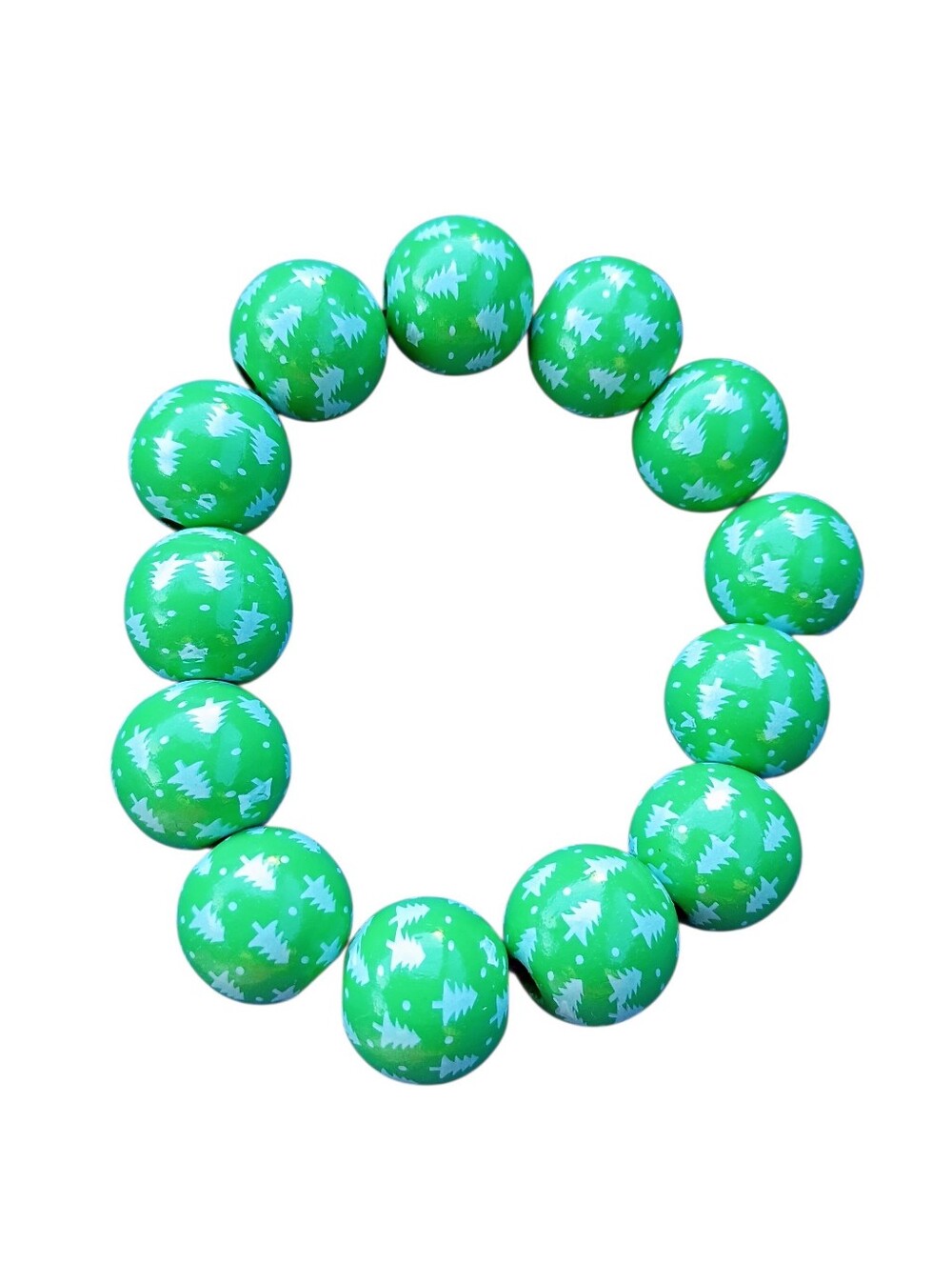 Green Beaded Bracelet